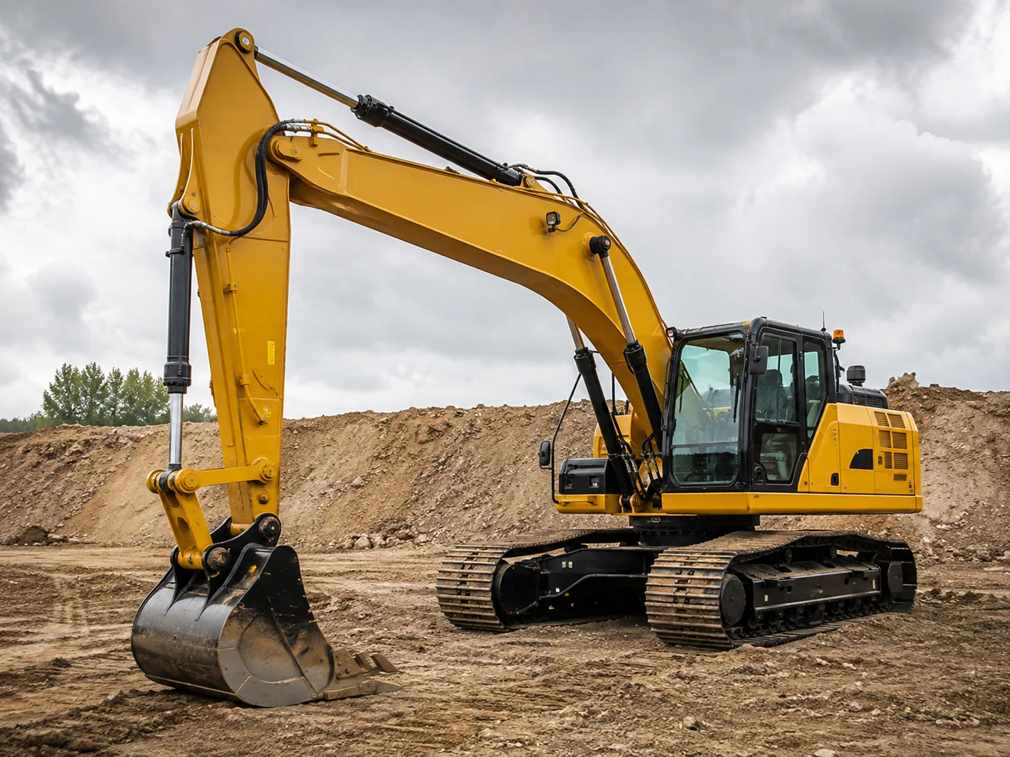 Excavators available through Lapas Enterprises